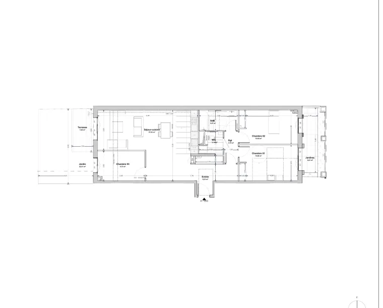 Plan de l'appartement A003